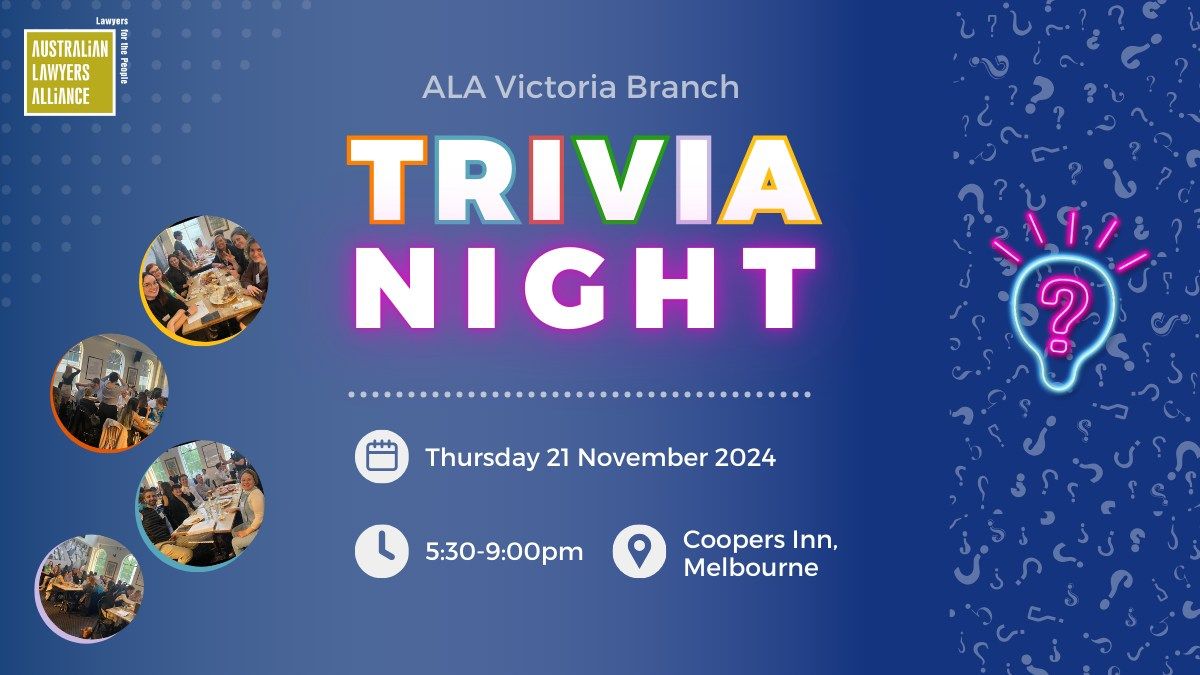 Victoria Branch Trivia Night 2024