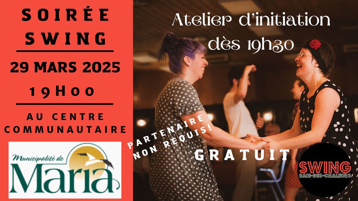 Soir\u00e9e SWING + Atelier d'initiation