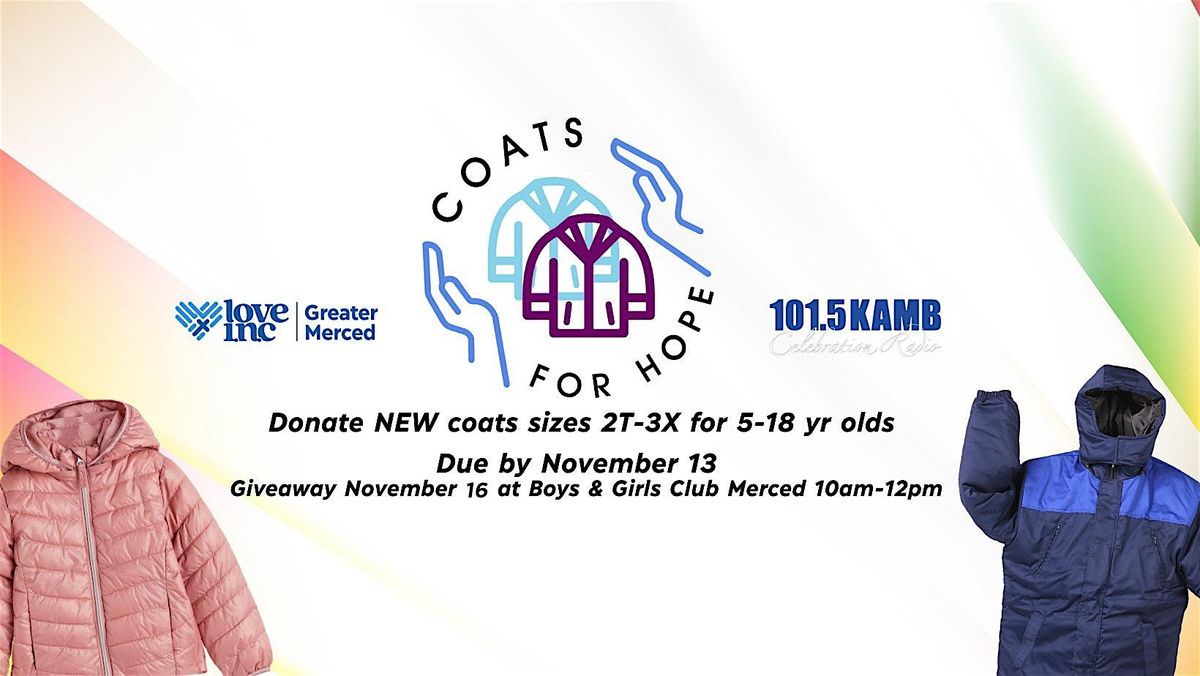 Coats for Hope Giveaway