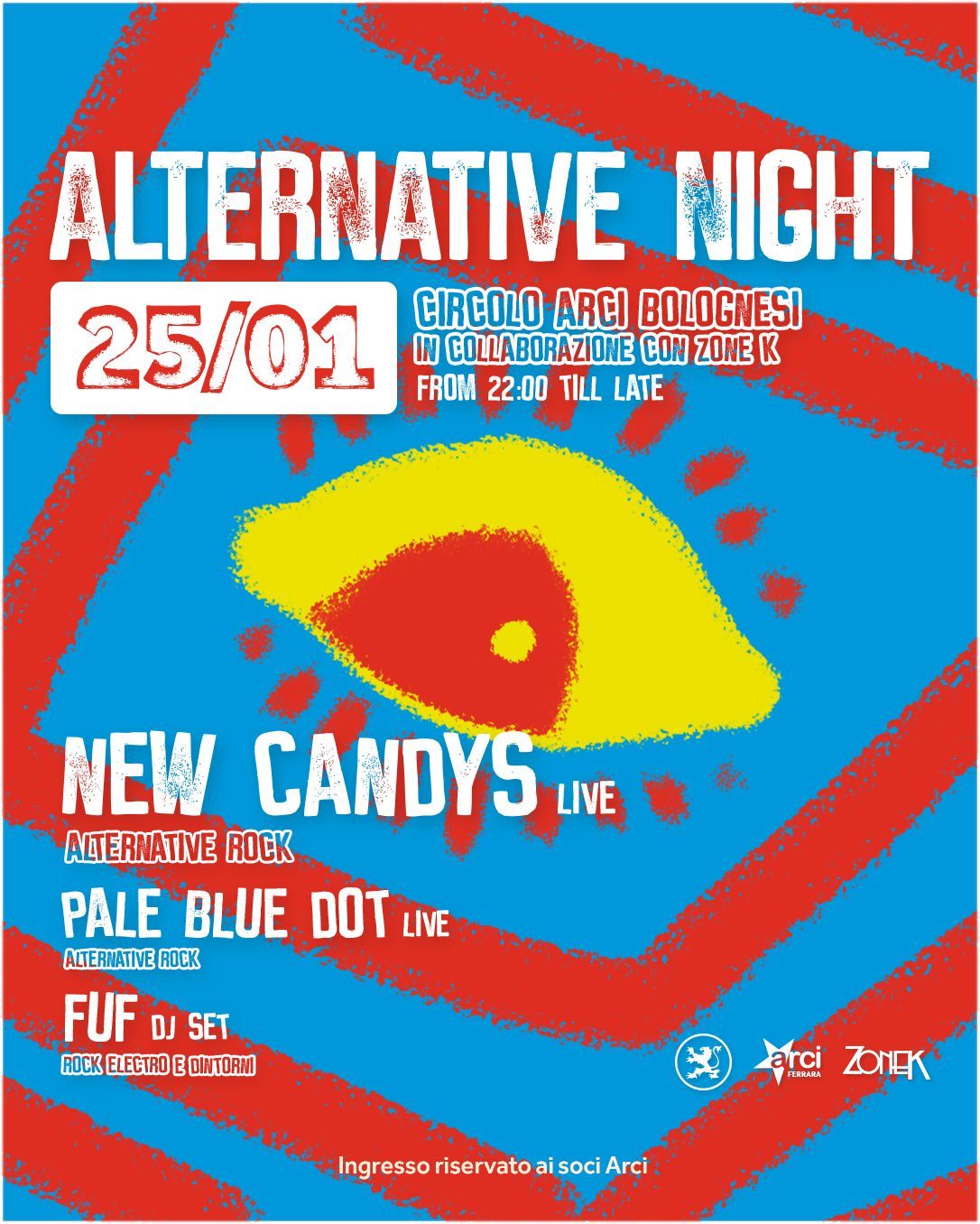 Alternative Night: New Candys + Pale Blue Dot 