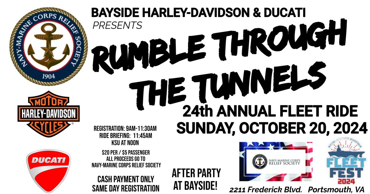 24TH ANNUAL RUMBLE THROUGH THE TUNNELS 2024