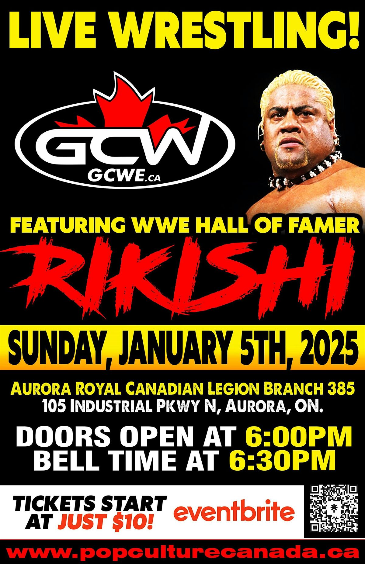 GCW : AURORA : JANUARY 5TH  2025 : LIVE WRESTLING