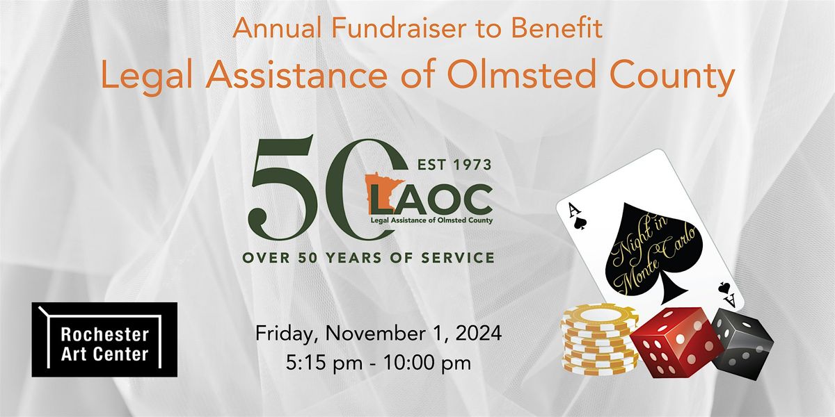 Annual Fundraiser to Benefit Legal Assistance of Olmsted County