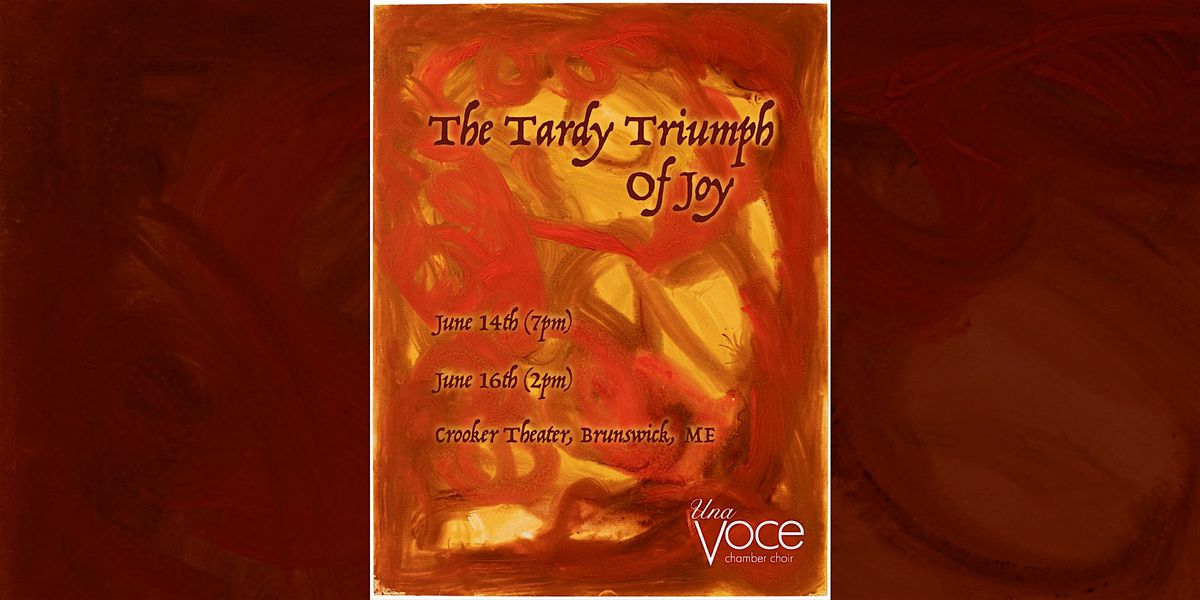 [Sunday 6\/16] Una Voce Spring Concert: The Tardy Triumph of Joy