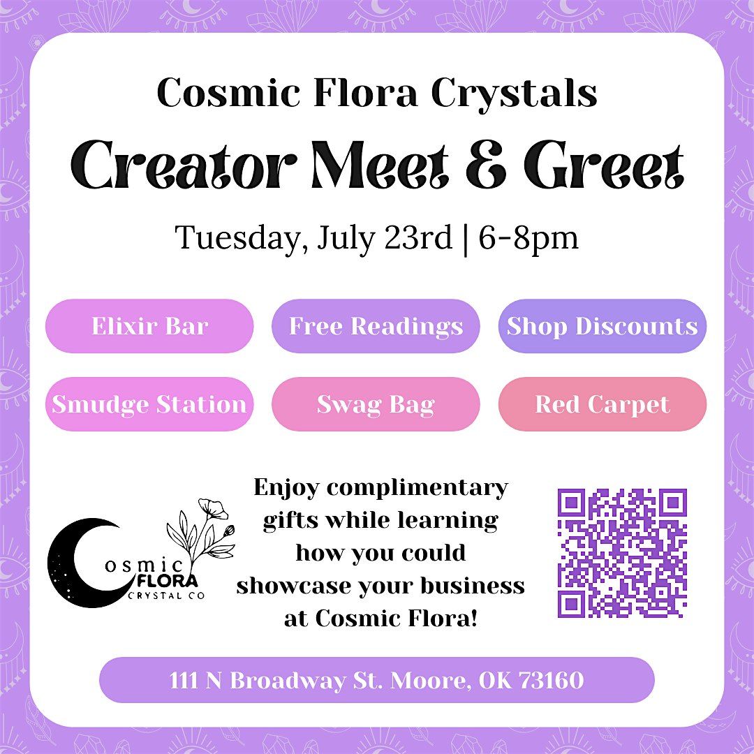 Cosmic Creator Meet and Greet