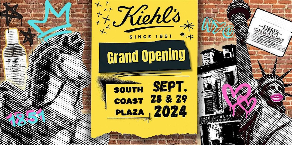 Kiehl's South Coast Plaza GRAND OPENING PARTY