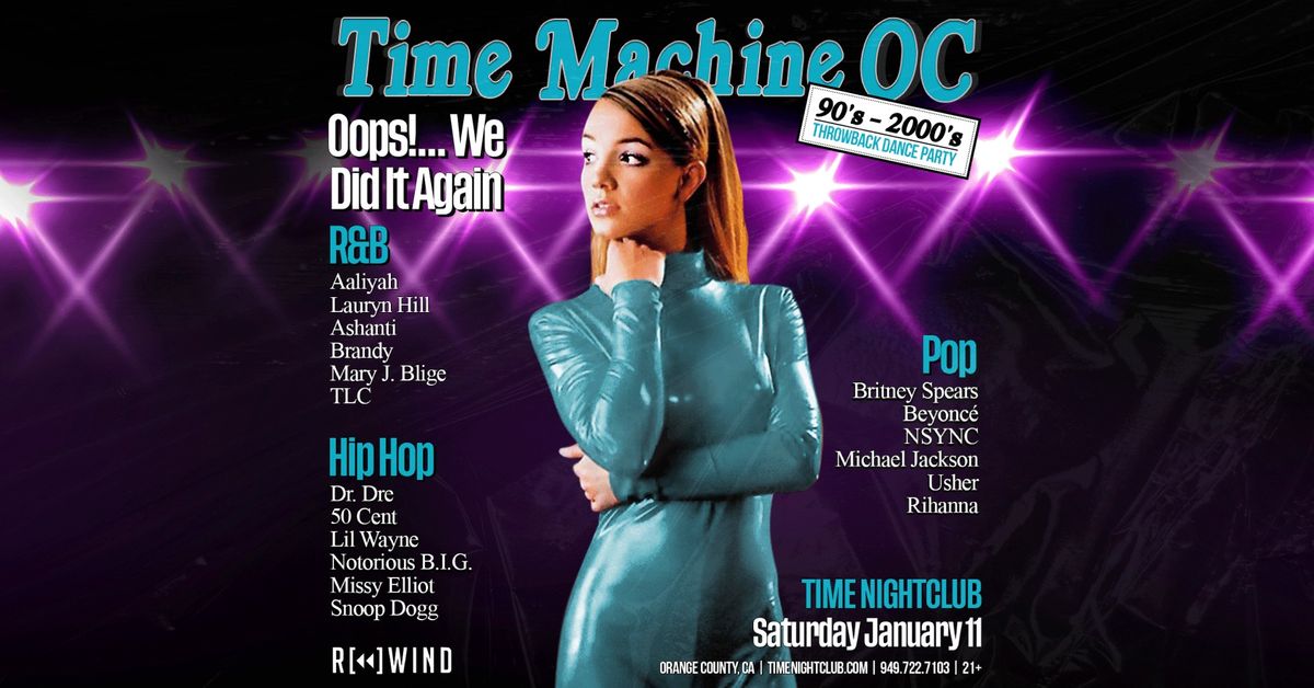 Time Machine: 90s-2000s Throwback Dance Party at Time Nightclub