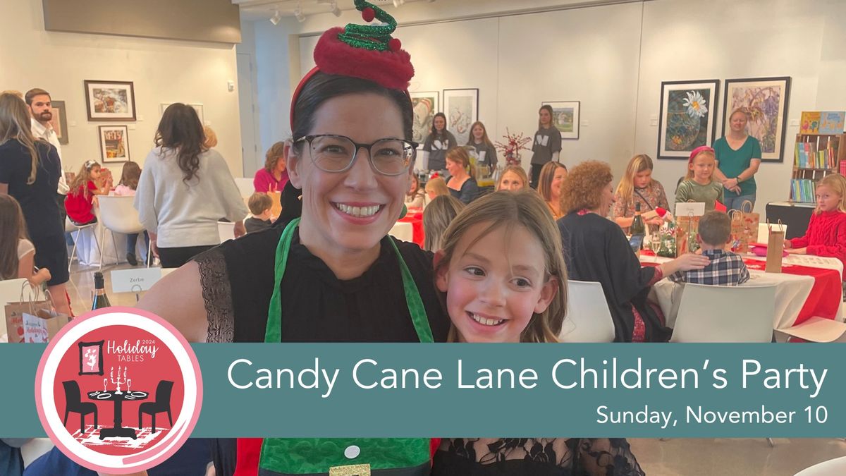 Holiday Tables: Candy Cane Lane Children's Party