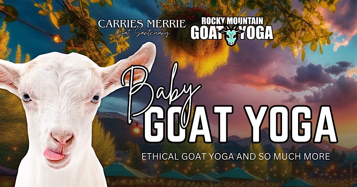 Sunset Goat Yoga - October  19th (CARRIES MERRIE GOAT SANCTUARY)