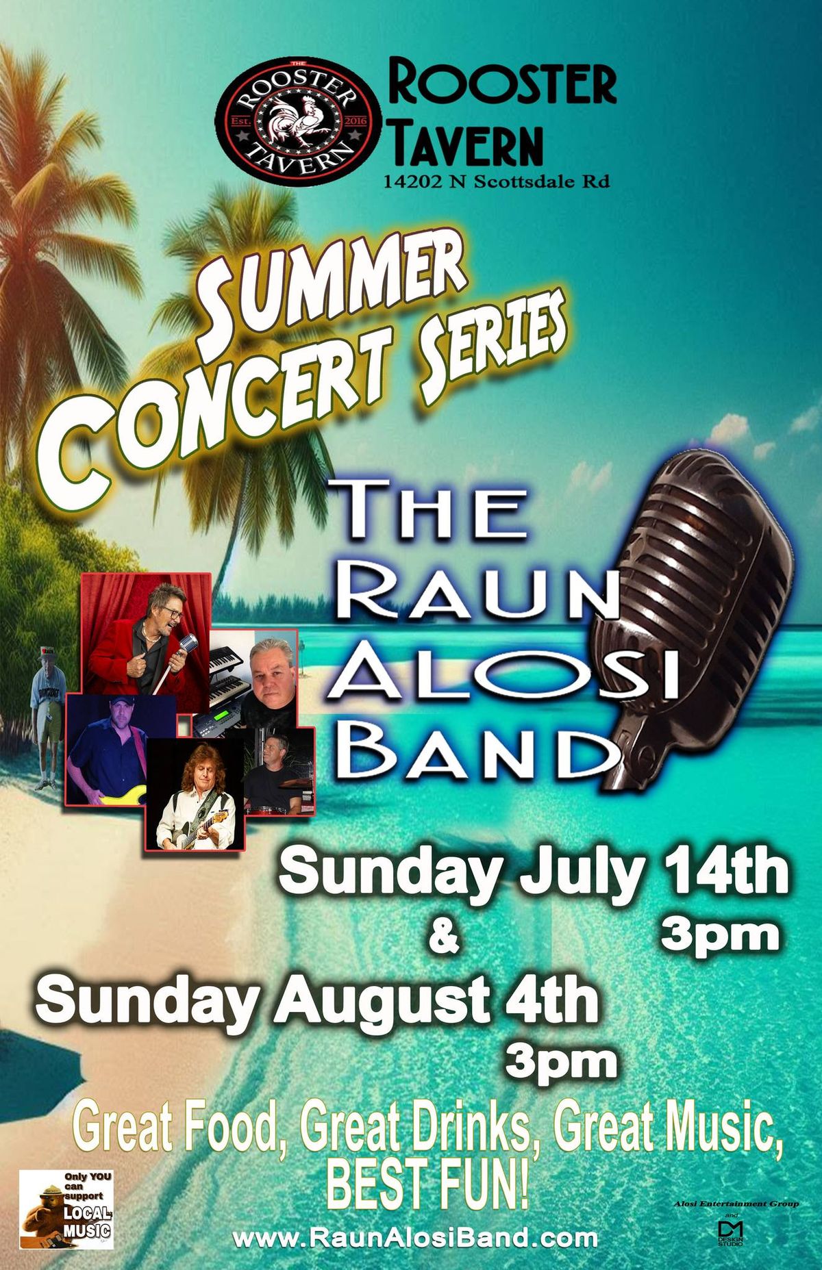 Sunday Summer Concert Series at The Rooster Tavern