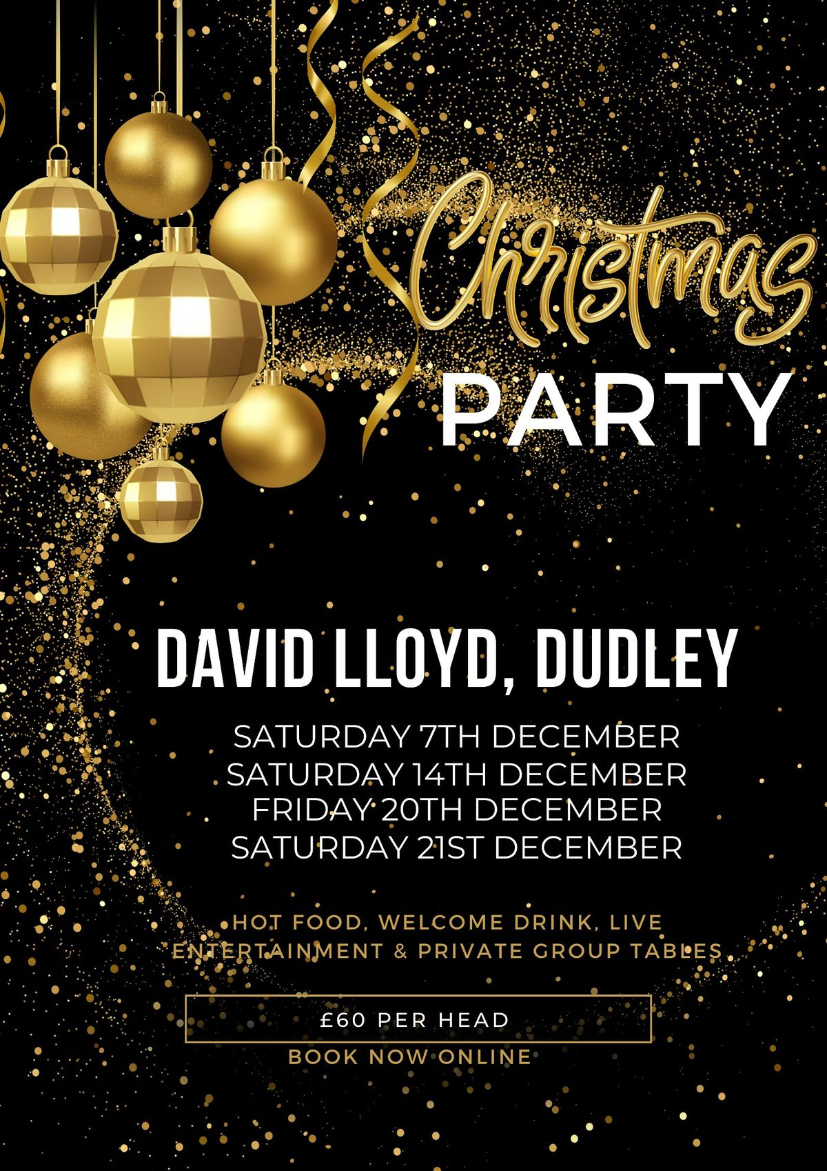 Christmas Party- Friday 20th December