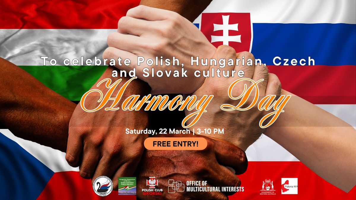 Harmony Day 2025 -  Poles and Friends Festival | 22 March 2025 |3-10 PM