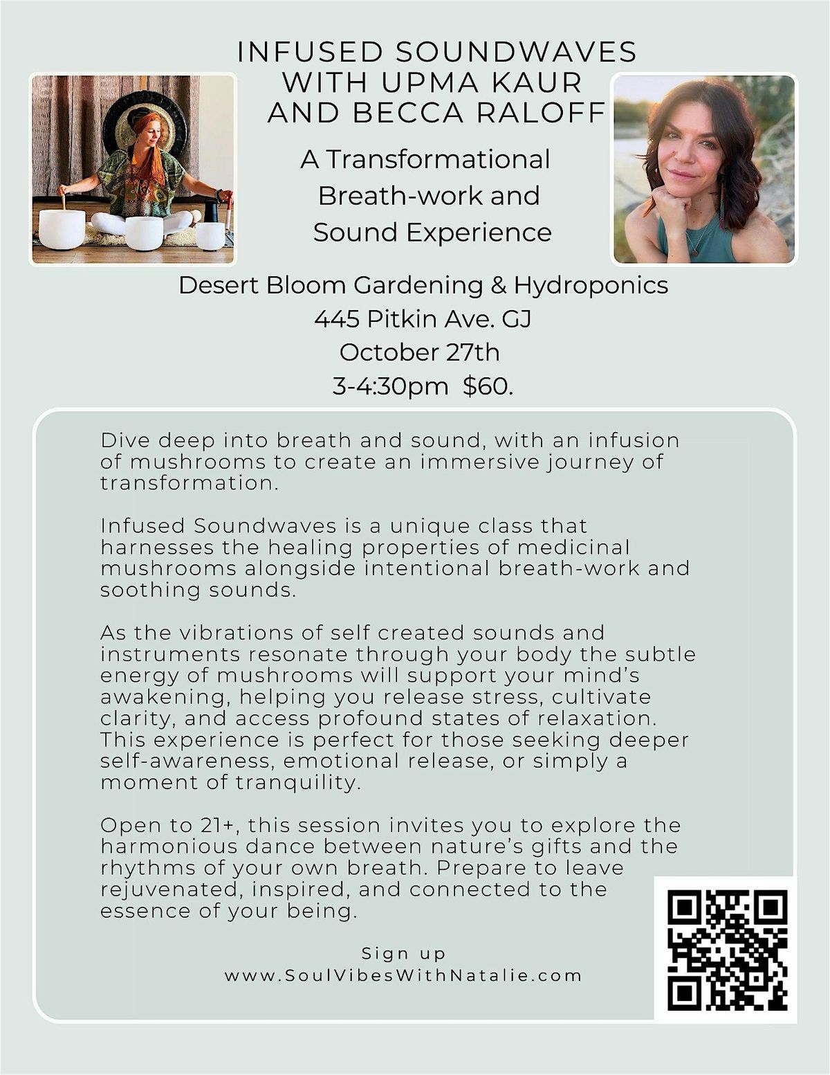 Infused Soundwaves - A Transformational Breath-work and Sound Experience