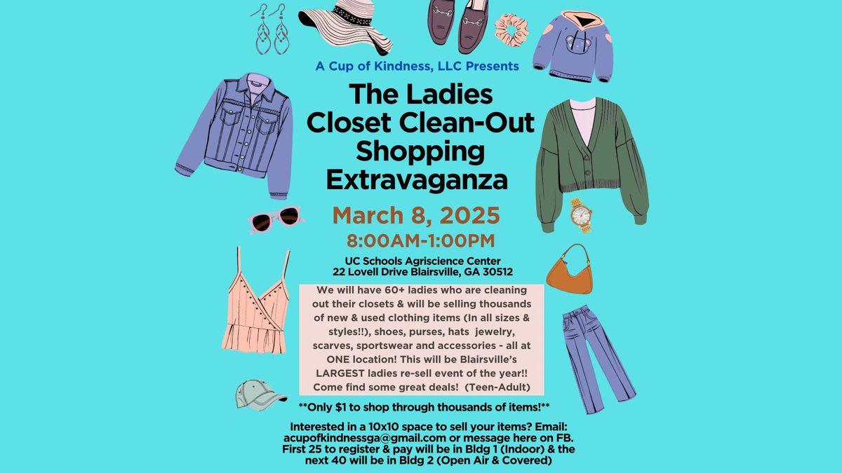 Ladies Closet Clean Out Re-Sell Shopping Extravaganza 