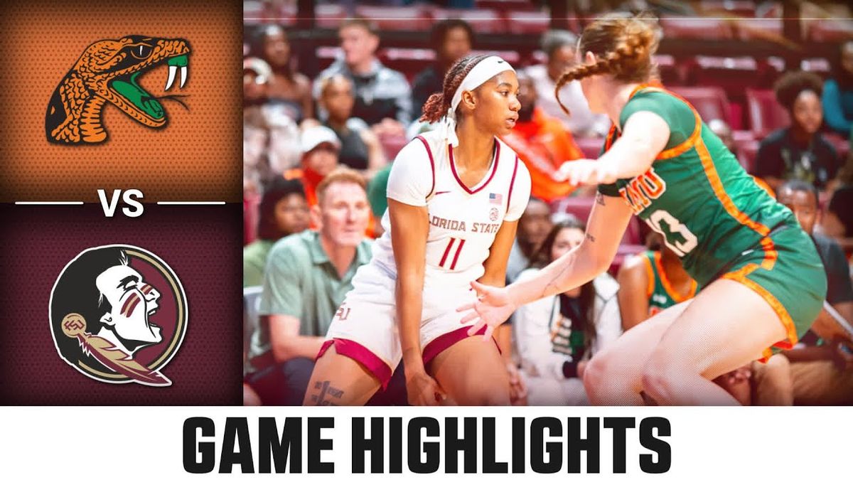 Florida A&M Rattlers at Florida State Seminoles Womens Basketball at Donald Tucker Center at Leon County Civic Center