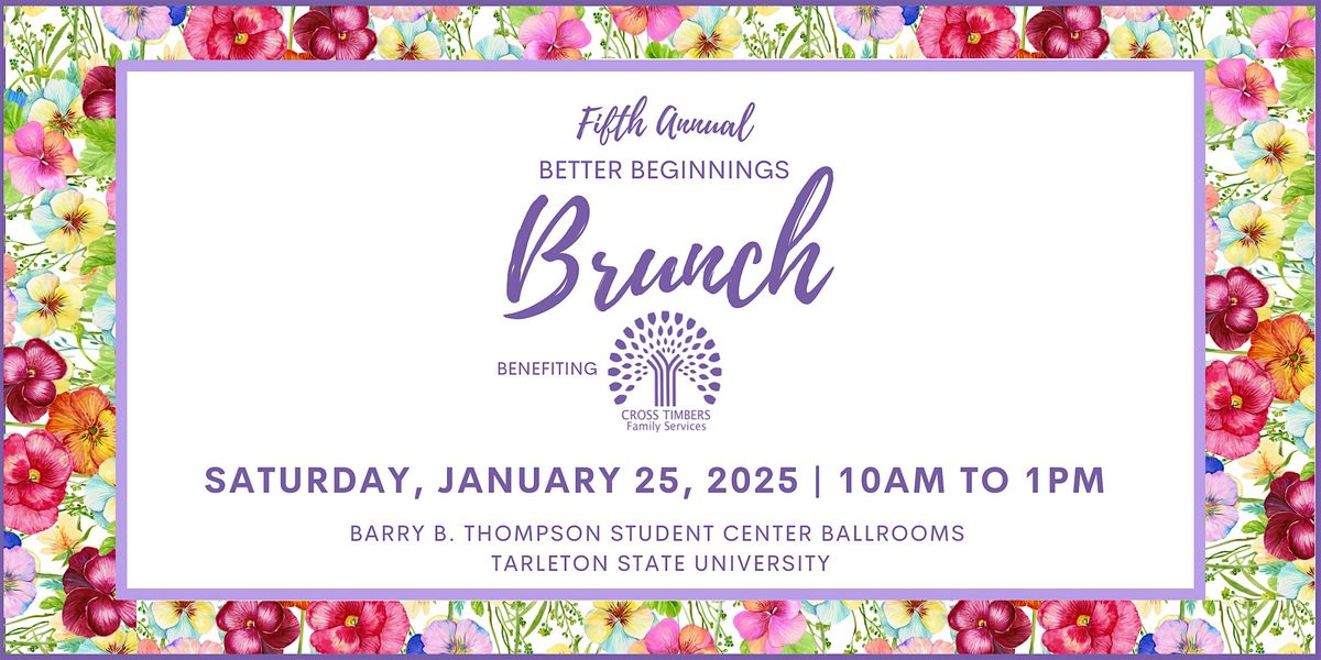 Better Beginnings Brunch 2025