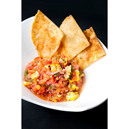 Corn & Cherry Tomato Salsa and Giardiniera (Sweet & Tangy Veggies)