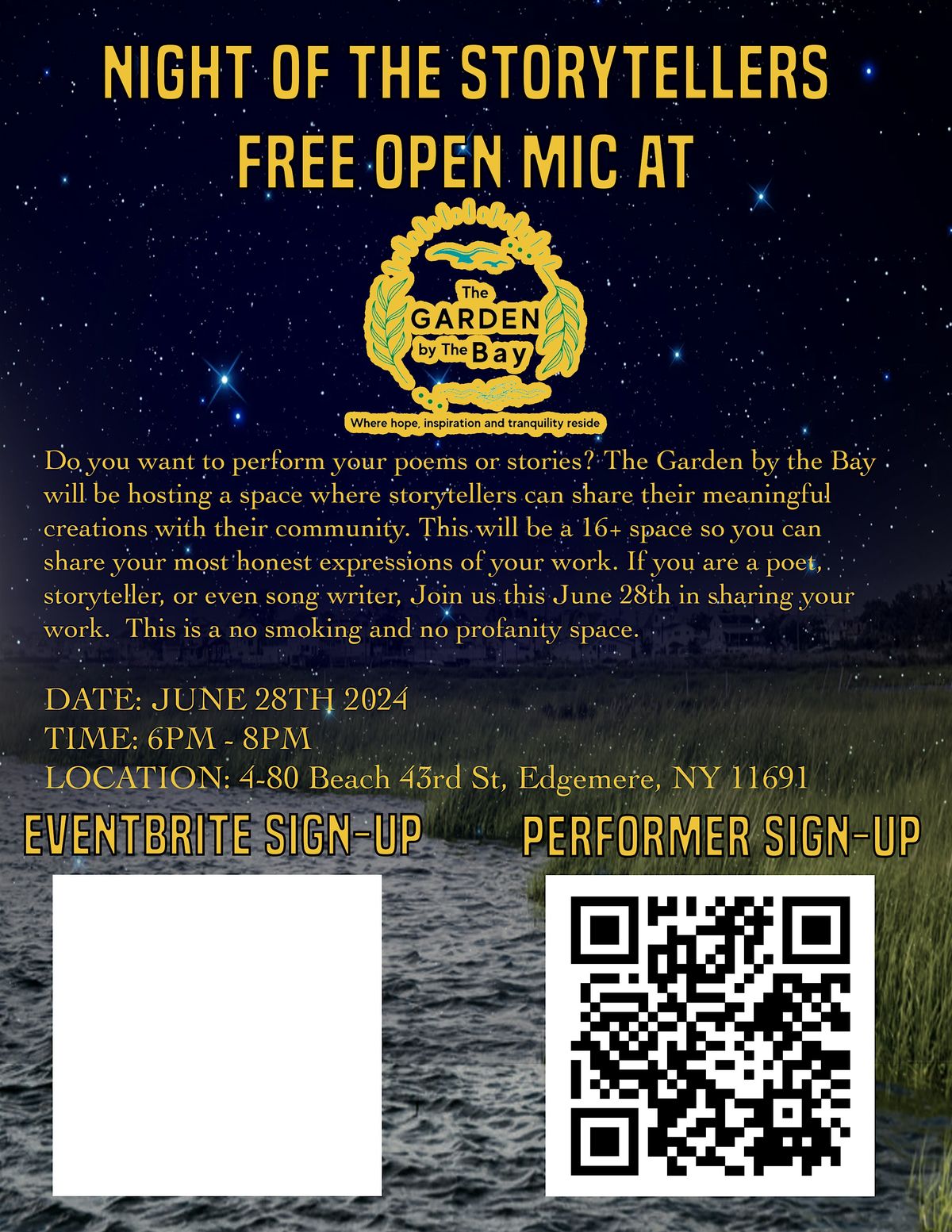 Night of the StoryTellers Open Mic