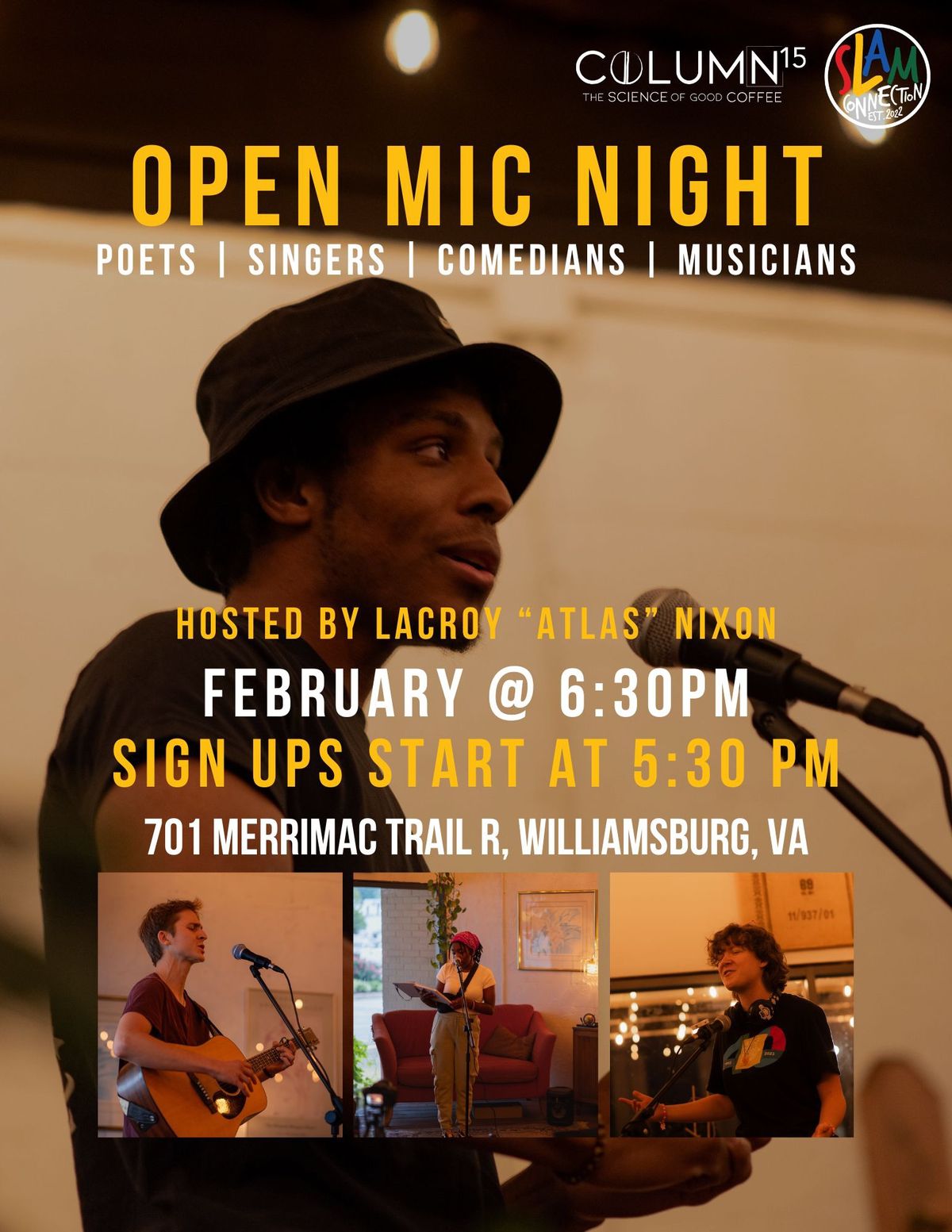 Monthly Open Mic 