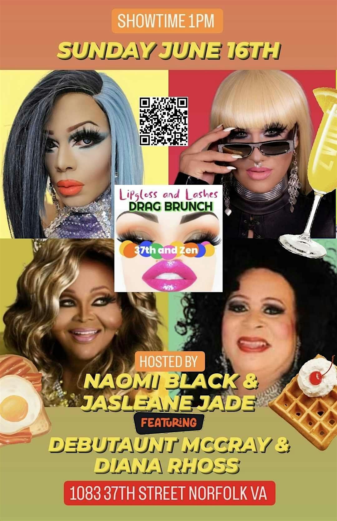 LIPGLOSS AND LASHES DRAG BRUNCH -06\/16\/24