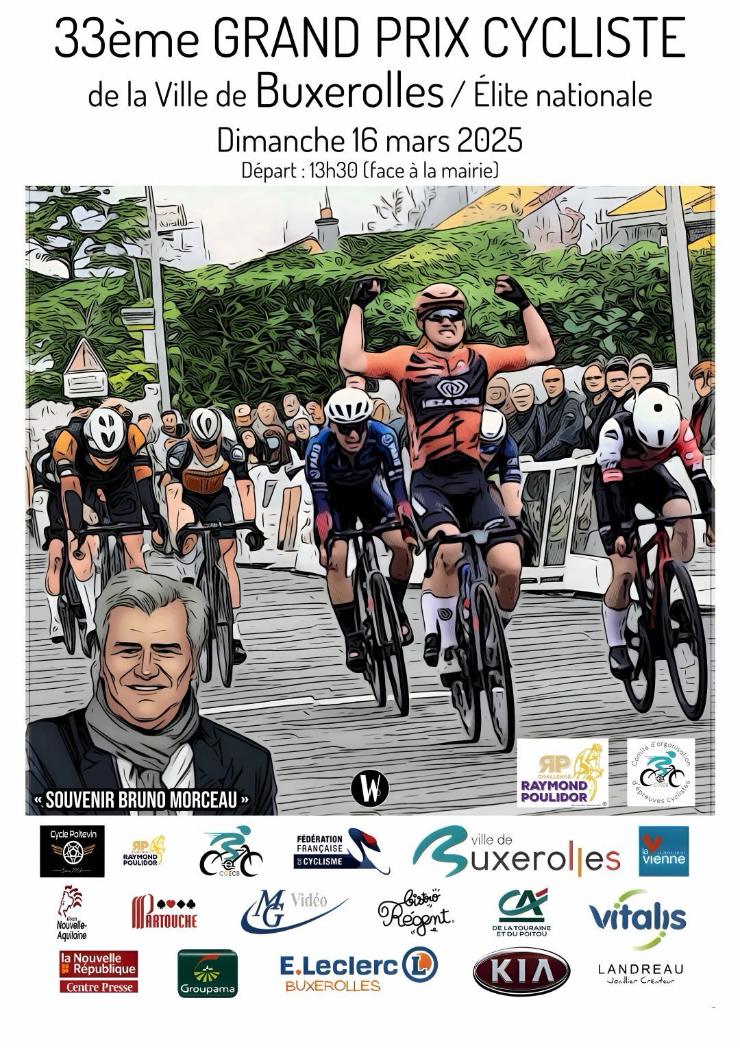 33\u00e8me GRAND PRIX CYCLISTE de la Ville de Buxerolles 