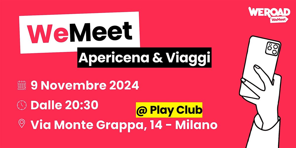 WeMeet | Apericena & Viaggi