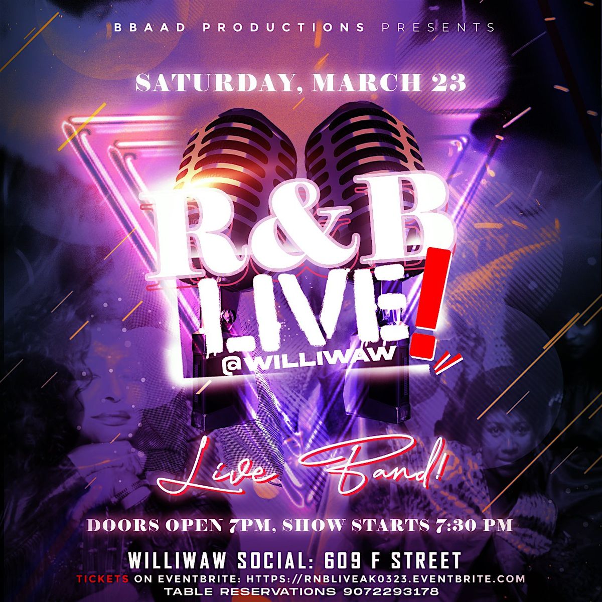 R&B Live! @ the Williwaw, Williwaw Social, Anchorage, 23 March 2024