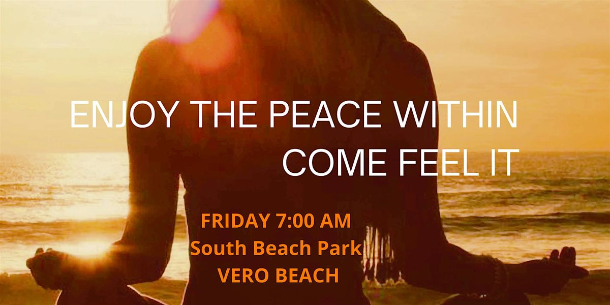 Free Morning guided meditation at the South Park Beach FL