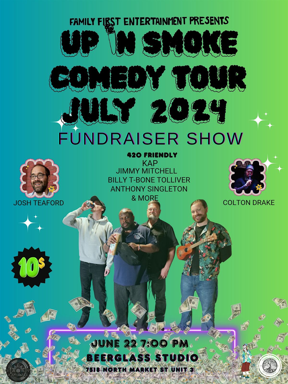 Up In Smoke Comedy Tour Fundraiser