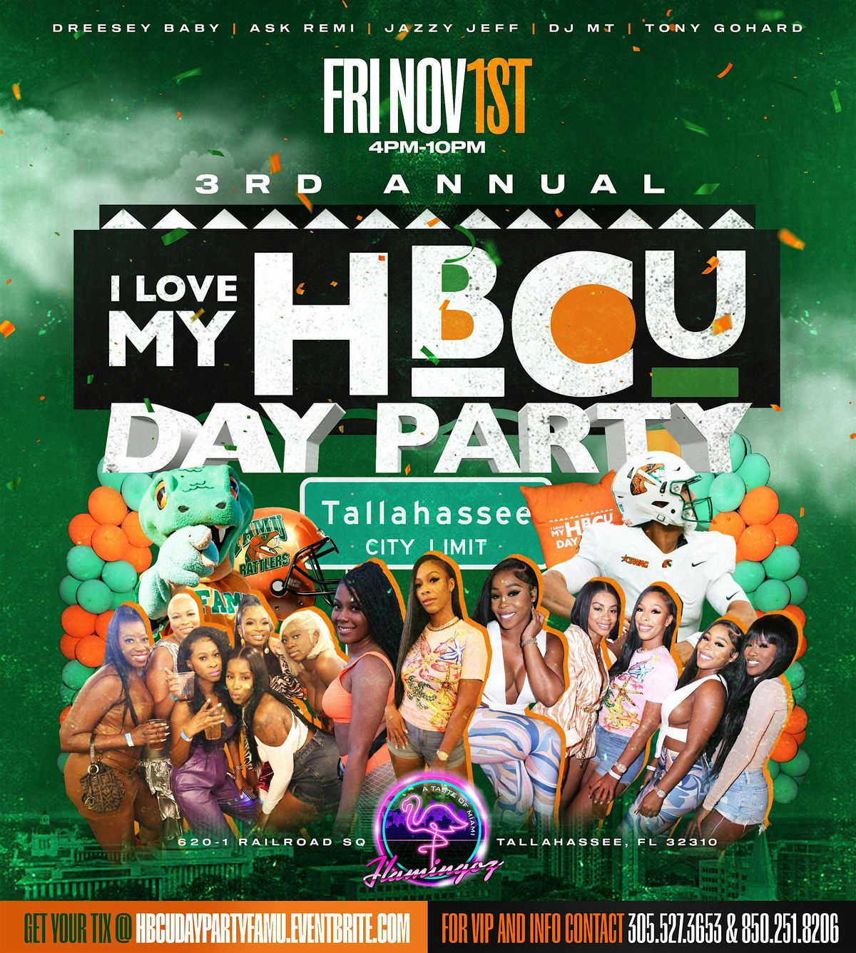 3RD ANNUAL "I LOVE MY HBCU" DAY PARTY - FAMU HOMECOMING EDITION