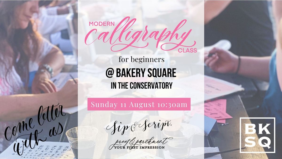 Modern Calligraphy for Beginners @ Bakery Square