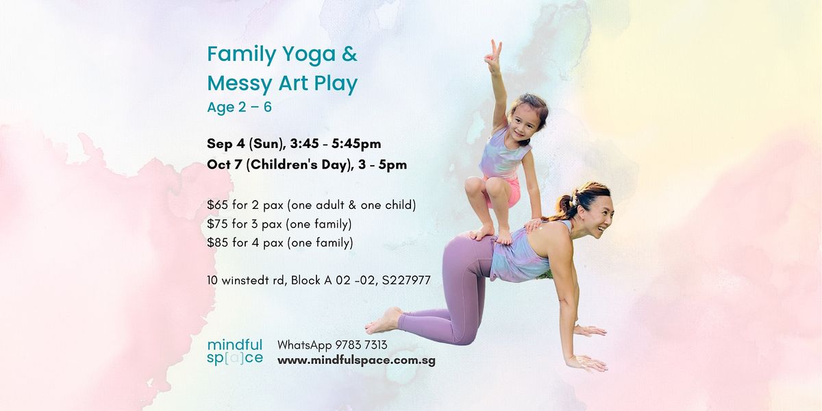 Family Yoga & Messy Art Play - Children's Day