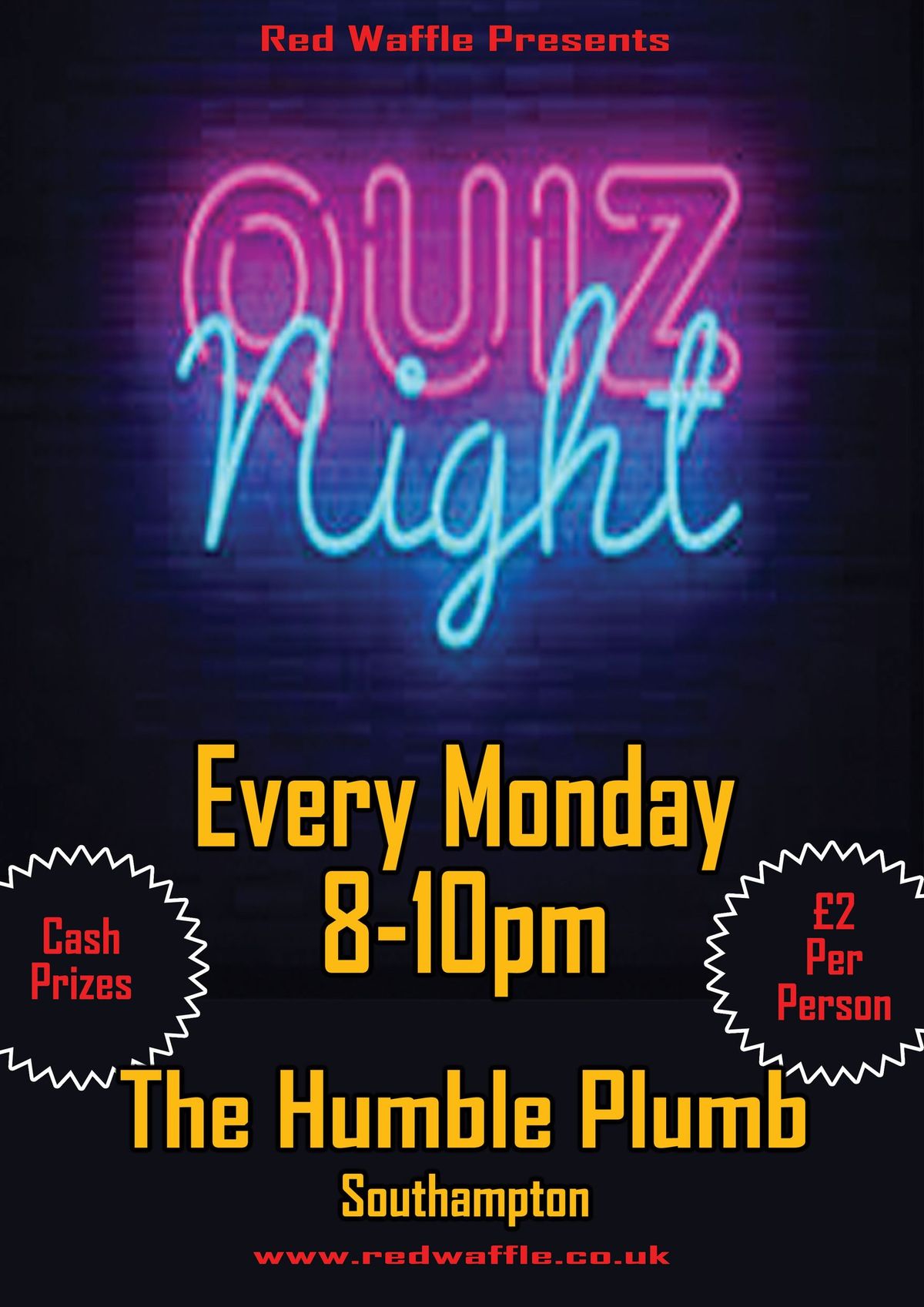 Monday Quiz @ The Humble Plumb