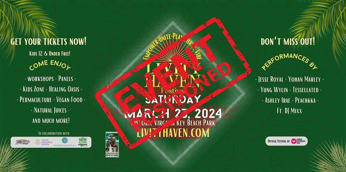Livity Haven - Mindfulness & Music Festival  Ft. Jesse Royal & Yohan Marley
