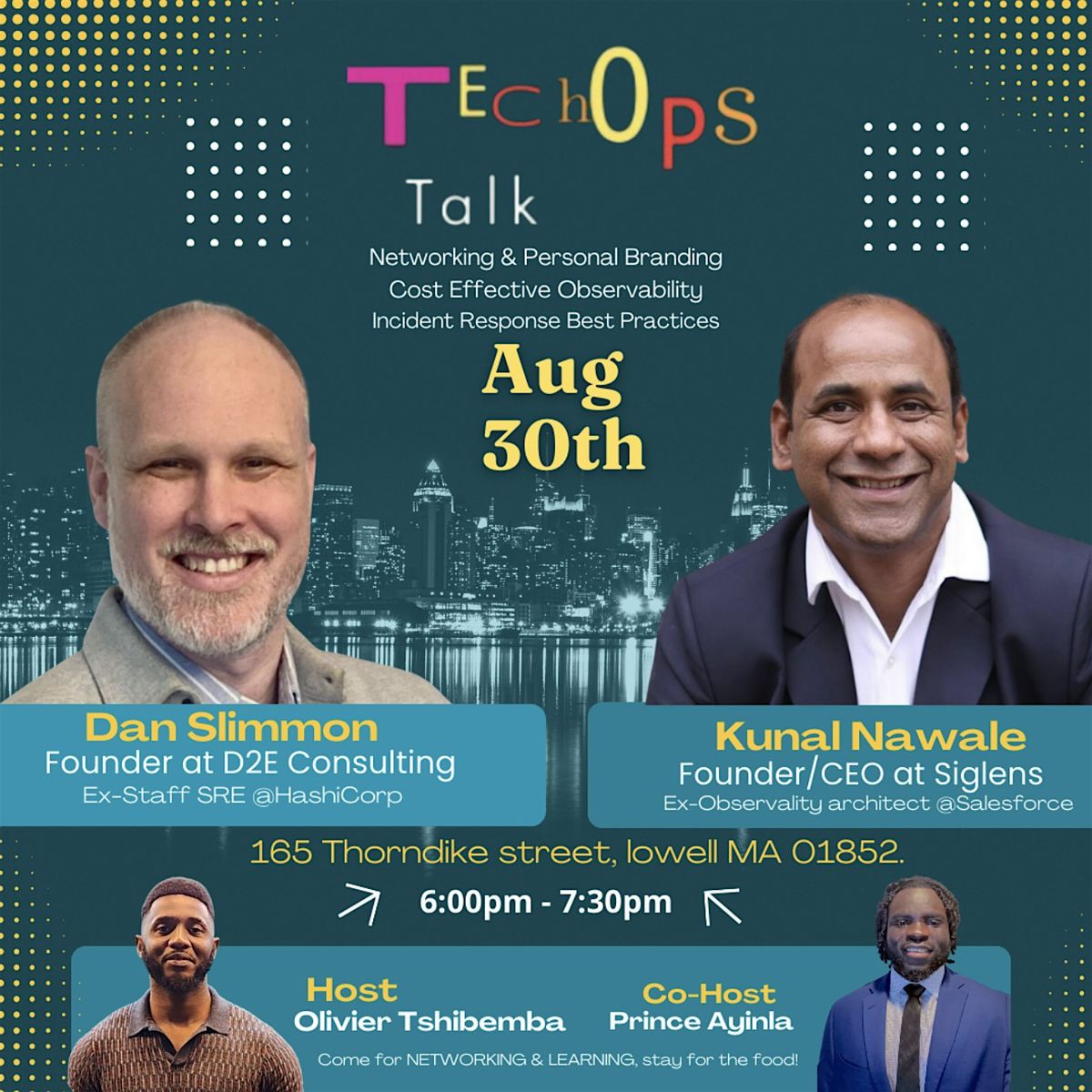 TechOps Talk : Network and Learn