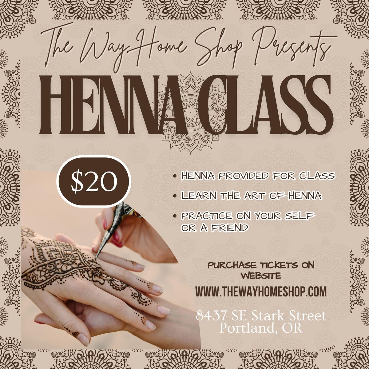 Henna Class