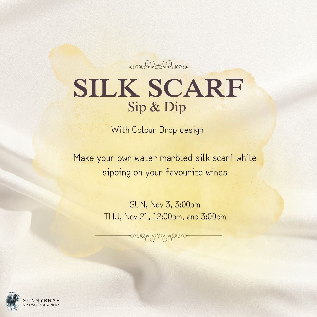 Sip & Dip - Silk Scarf Workshop & Wine