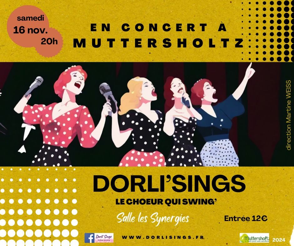 Concert de Dorli'Sings, le choeur qui swing'