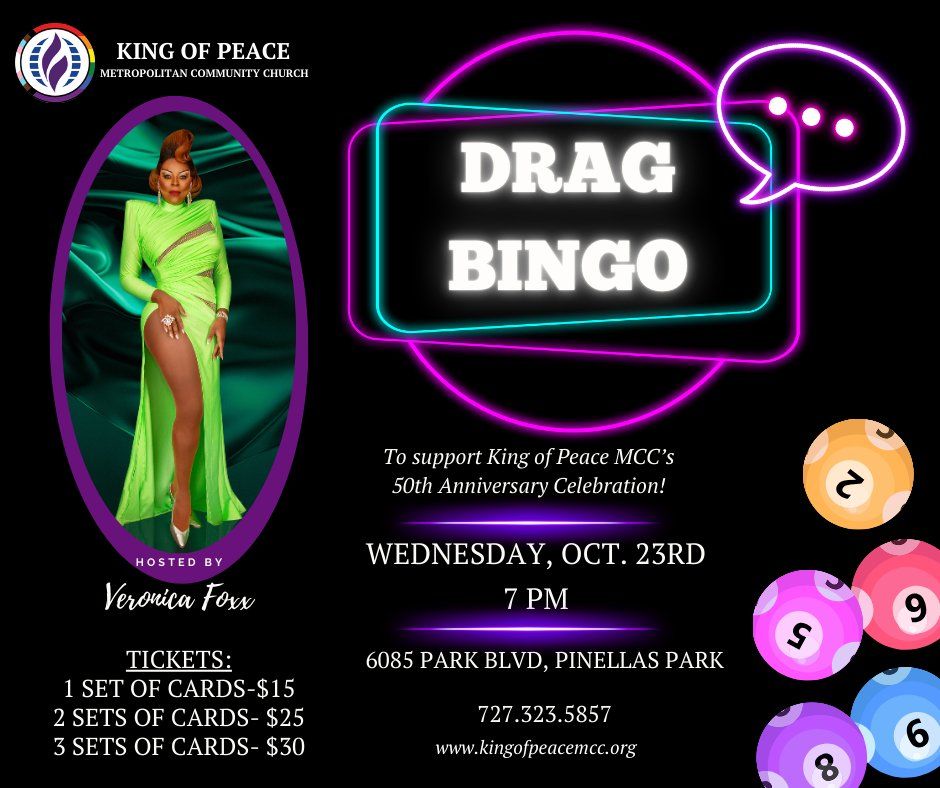 Drag Bingo- Hosted by Veronica Foxx