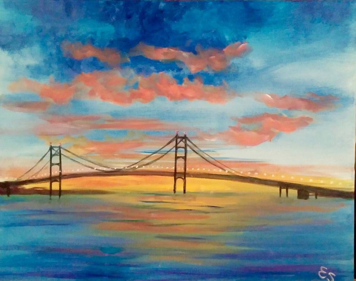 Mackinac Bridge | Paint and Sip | Mimosa Sunday \u2013 Lansing