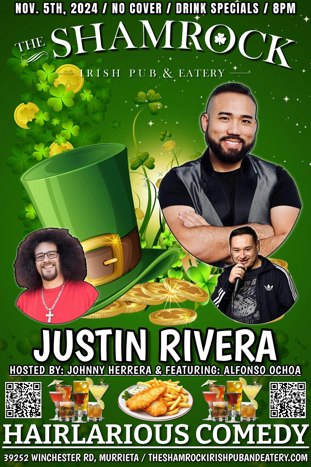 HAIRlarious Comedy Show W\/ Alfonso Ochoa & Justin Rivera