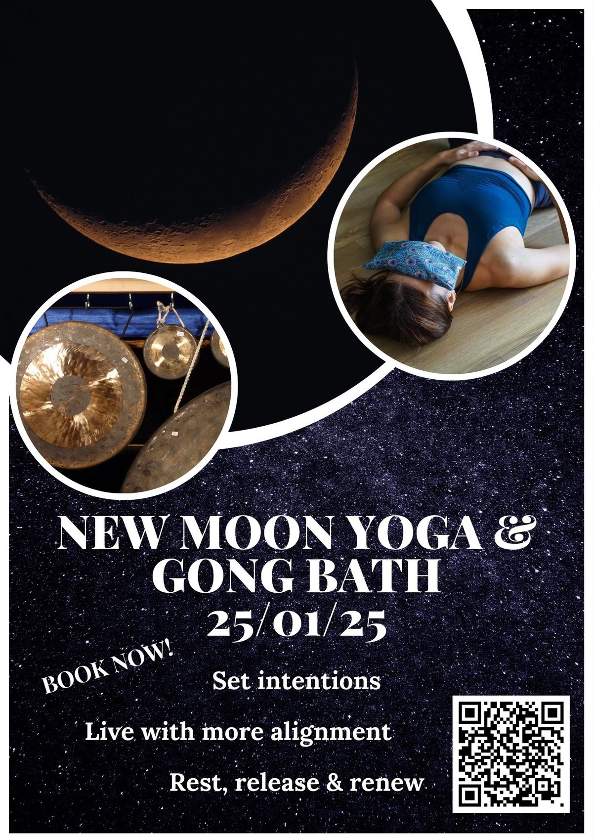 \ud83c\udf1a\u2728 New Year, New Moon Yoga & Gong bath \u2728\ud83c\udf1a