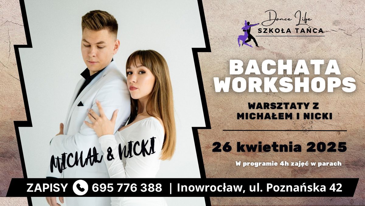 BACHATA WORKSHOPS | Micha\u0142&Nicki | w Inowroc\u0142awiu 