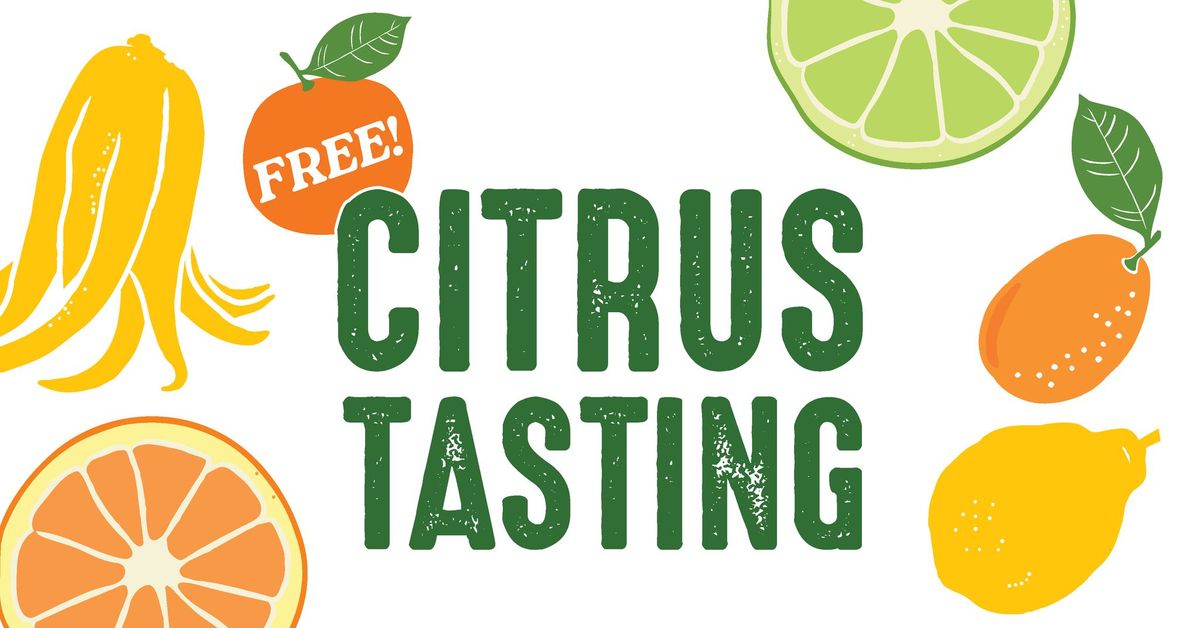 Free! Organic Citrus Tasting + 25% Off ALL Citrus