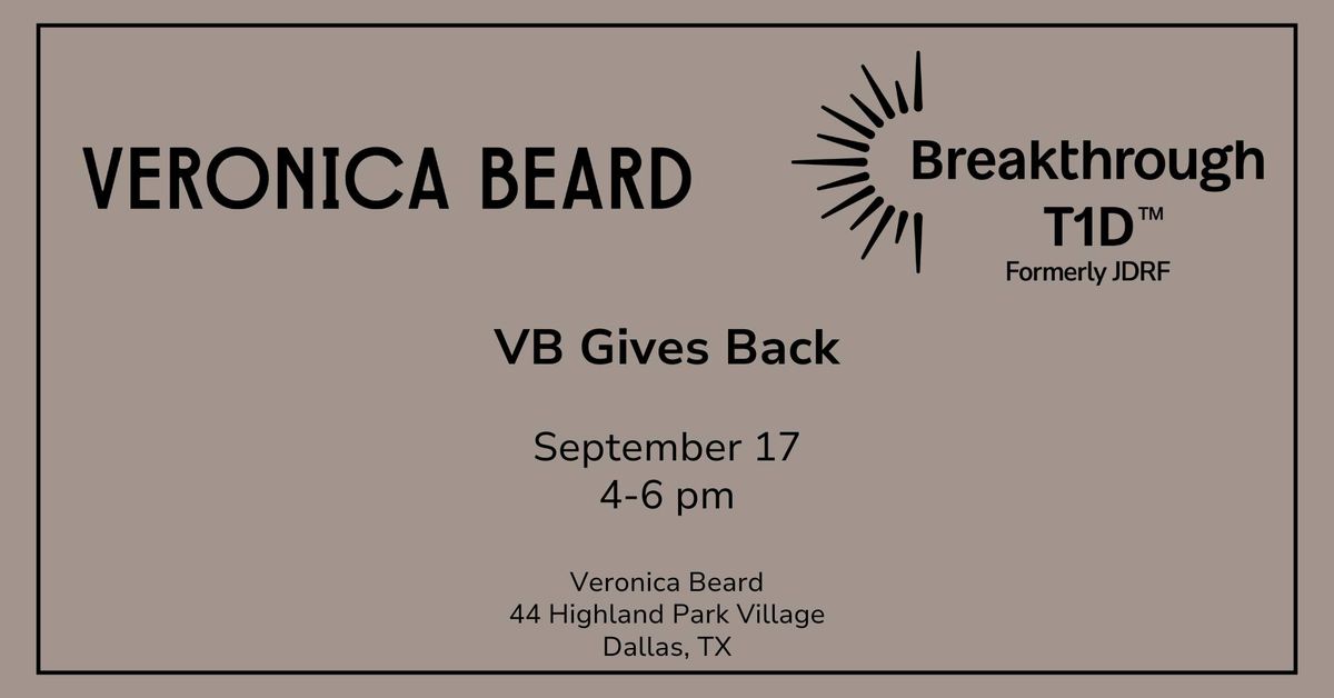 Veronica Beard Gives Back