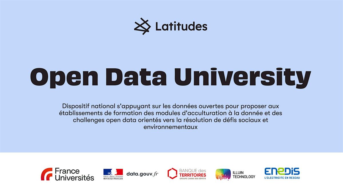 Open Data University - Webinaire #3 - Job : Les structures engag\u00e9es