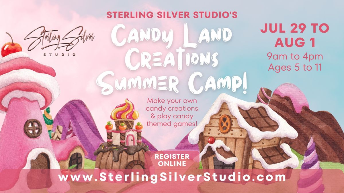 Candy Land Creations Summer Day Camp, Ages 5 to 11