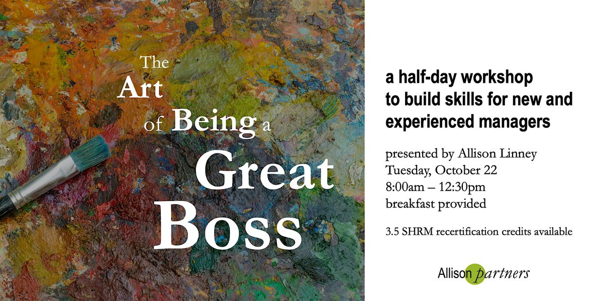 The Art of Being a Great Boss