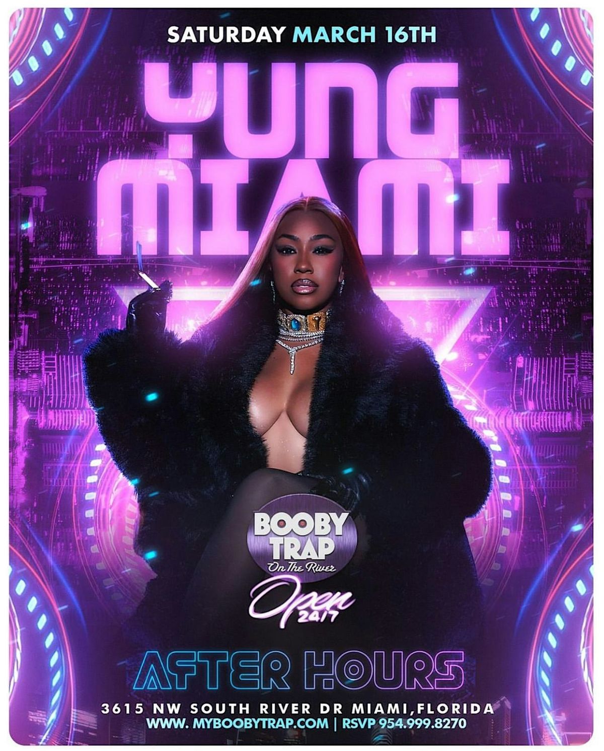 BTSRIVER 247 Presents YUNG MIAMI Live {Saturday :March 16th,2024!}