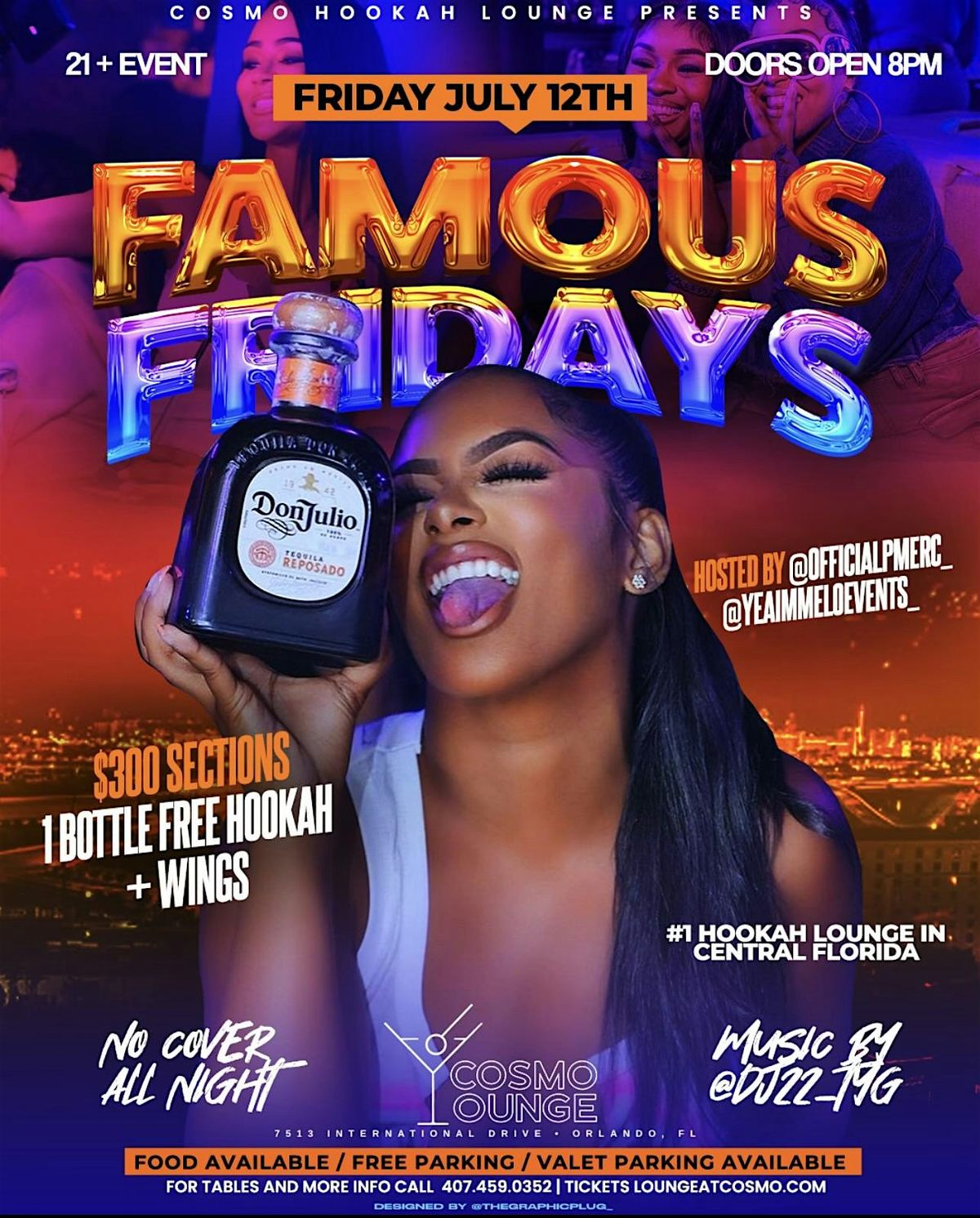 Famous Fridays - Cosmo Lounge